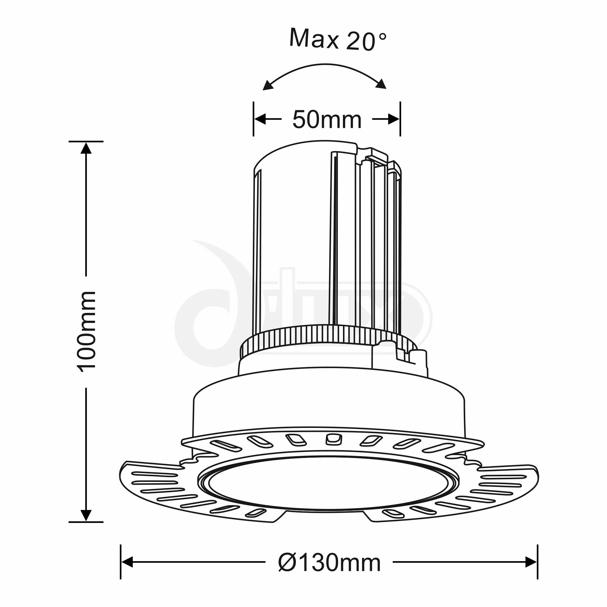 Basys Led DM201871 Basy A 12 Dlux Basy A 12 Tridonic Powered 12W 4000K 1200lm 12 ...