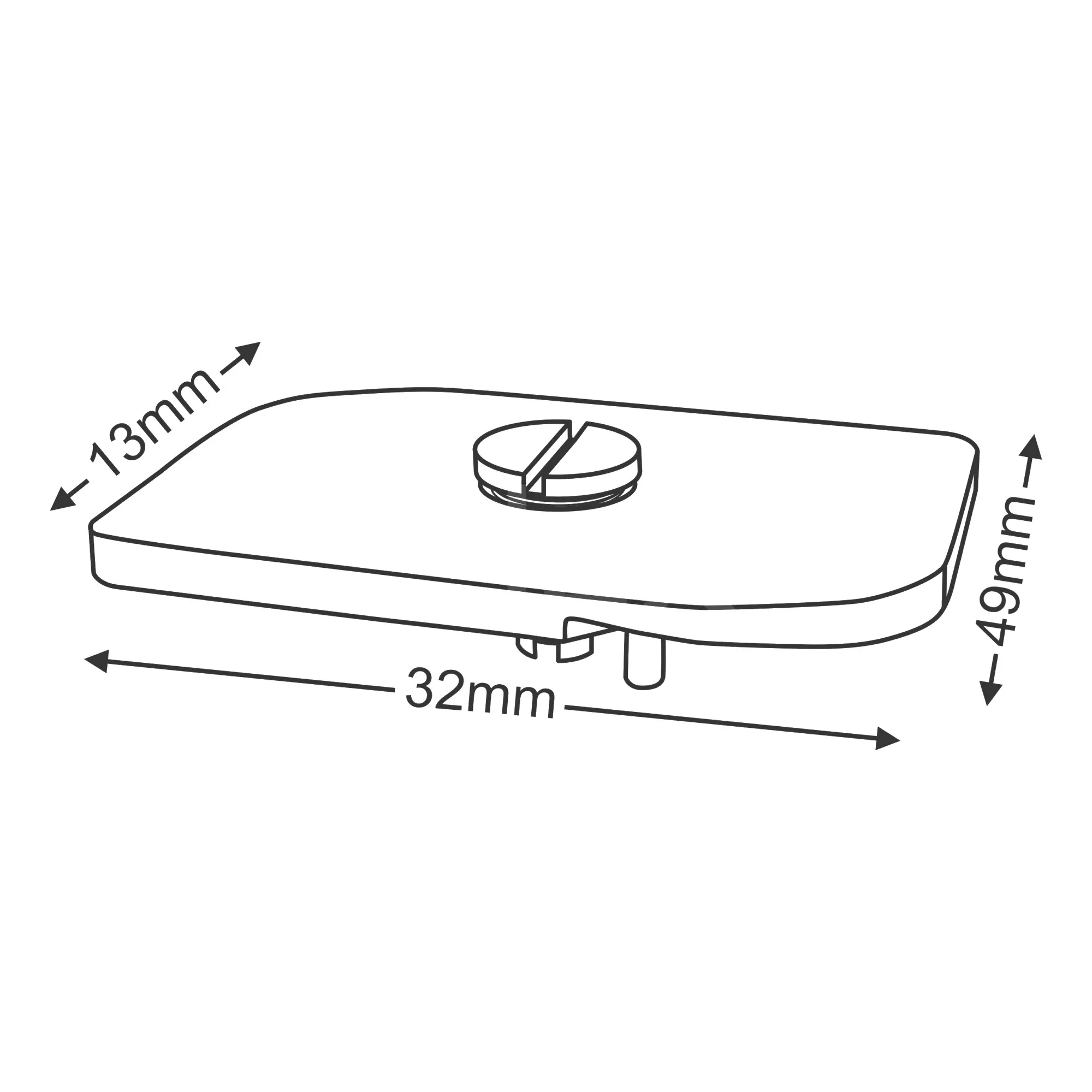DA930056 Lungo 7977 Dlux Lungo 7977 (2pcs) Buckle For LED Mounting ...