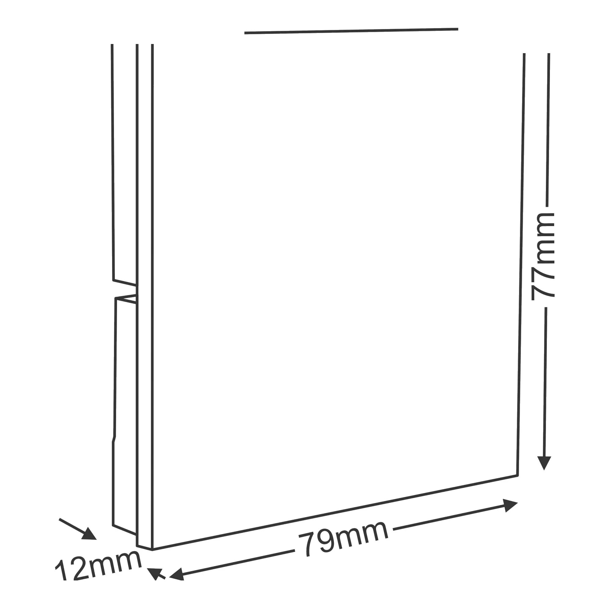 DA930057 Lungo 7977 Dlux Lungo 7977 (2pcs) Magnetic End Cap 79mm x 77mm ...