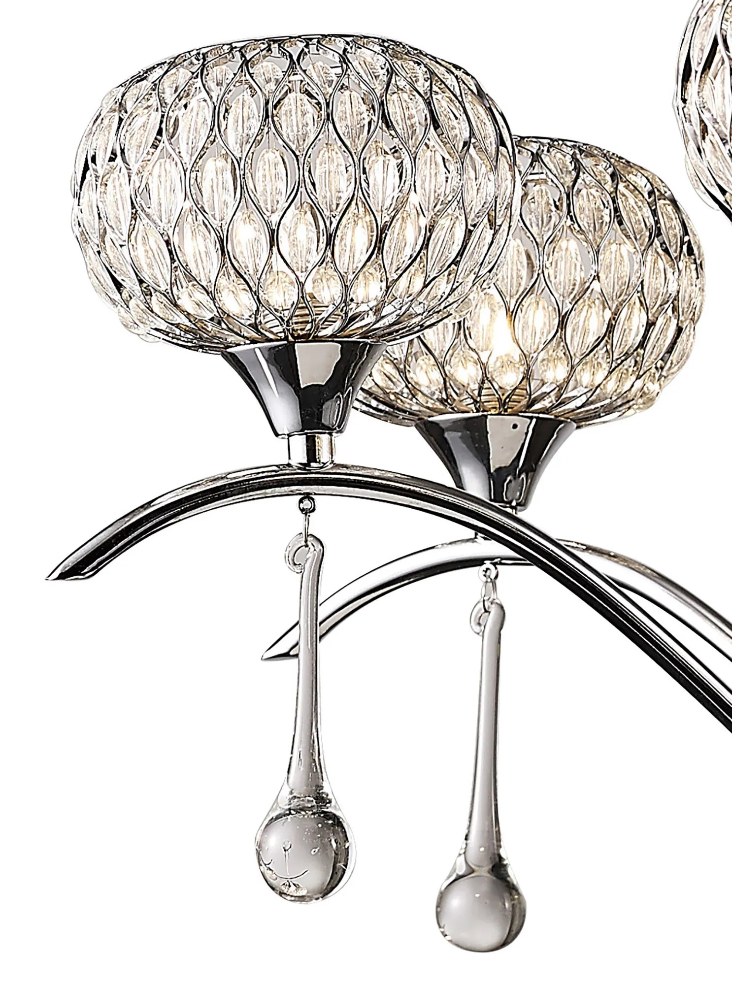 IL31509 Chelsie Polished Chrome Diyas Chelsie Pendant 8 Light ...