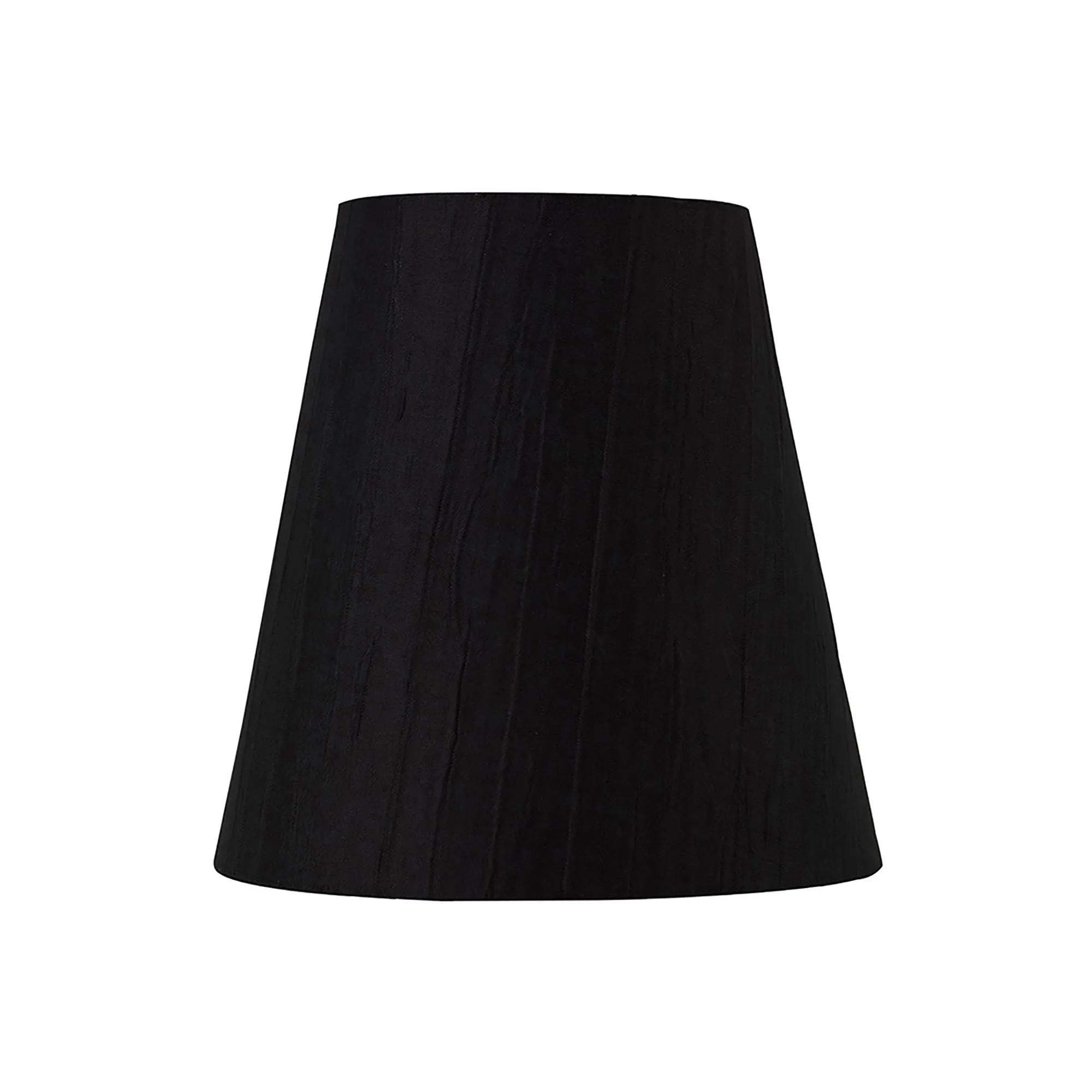 ILS10101 Shades Diyas Wrinkle Fabric Shade 13cm Clip-On Black ...