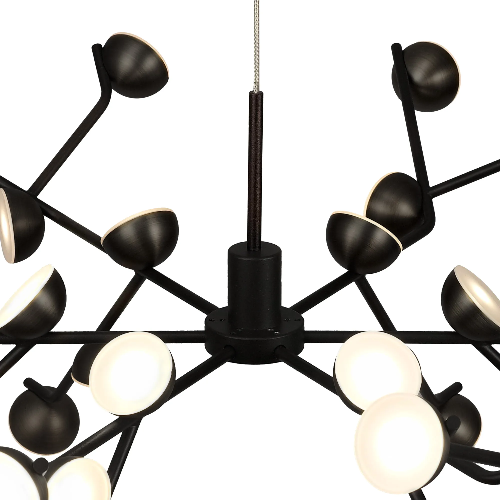 M6417 Adn Black Mantra Adn Pendant Round 36 Light 100W LED Black ...