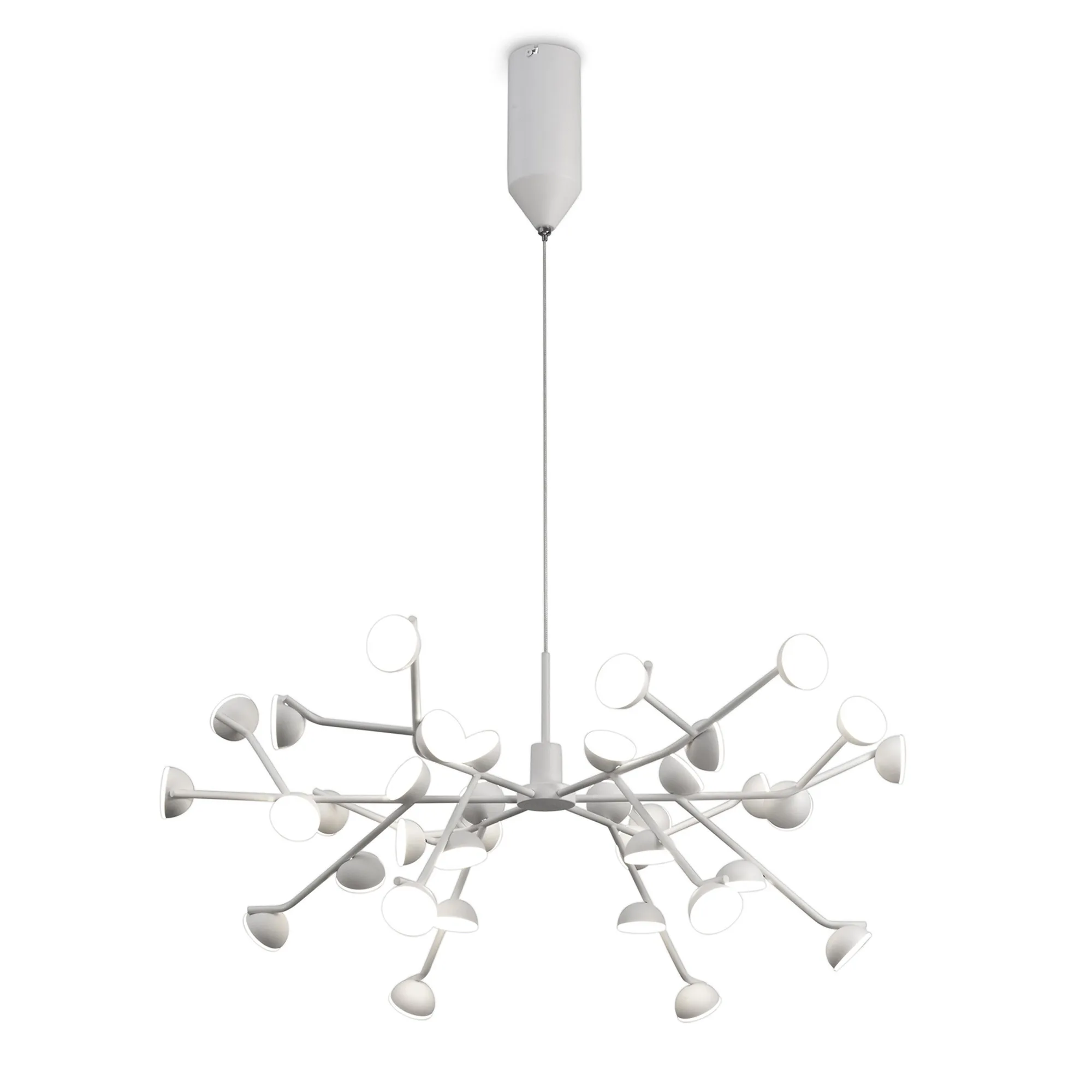 M8651 Adn White Mantra Adn Pendant Dimmable Round 36 Light 100W LED ...