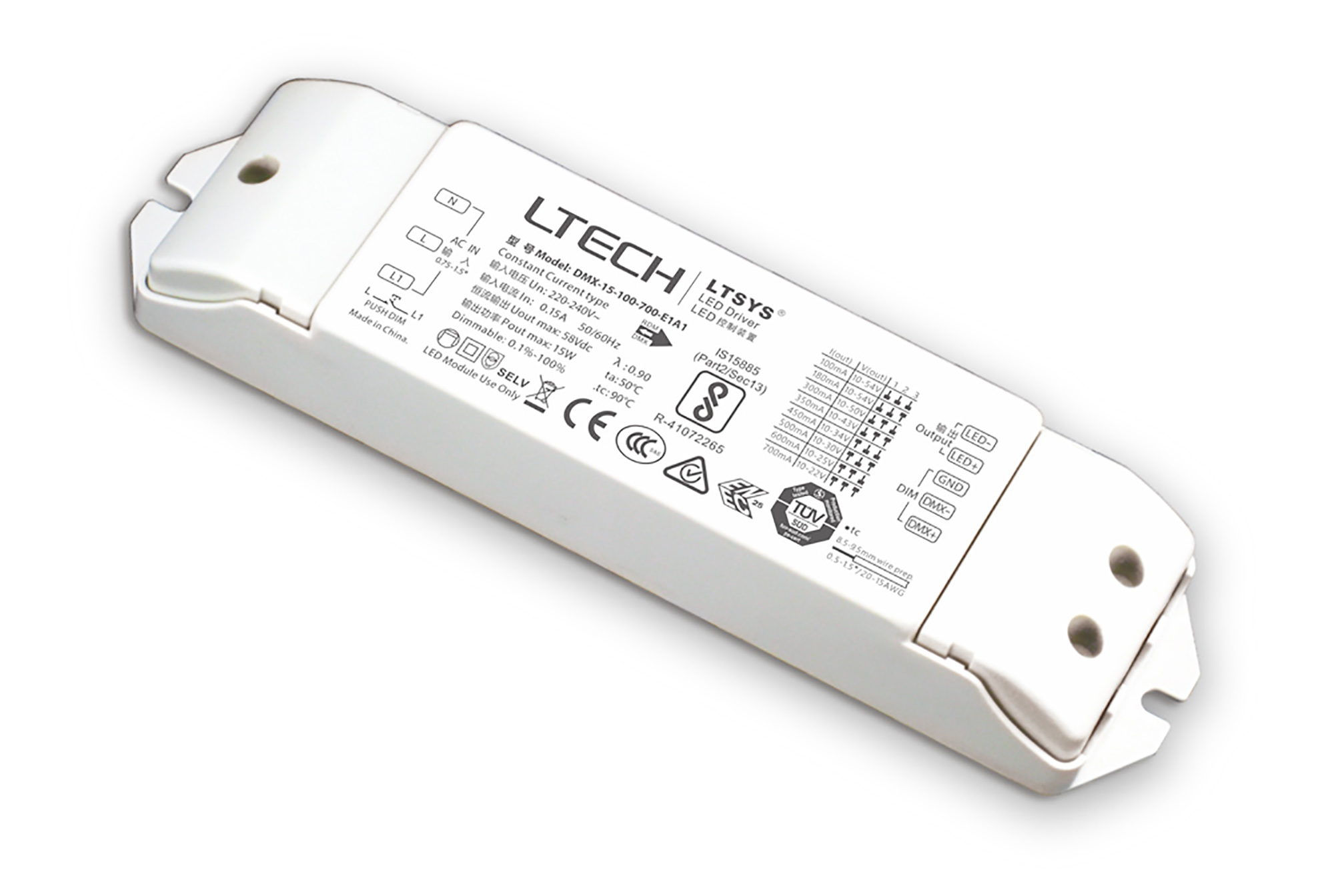 Dmx R$ 150 DMX-150-12-F3M1 DMX Constant Voltage LTECH DMX512/RDM; Push Dim; PWM ...