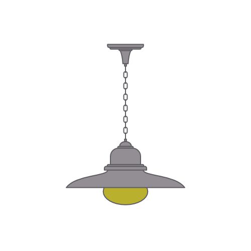 Huevo Exterior Lights Mantra Single Pendants