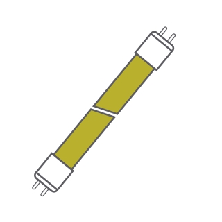 T8 Tri-phosphor Fluorescent Tubes Luxram T8 26mm