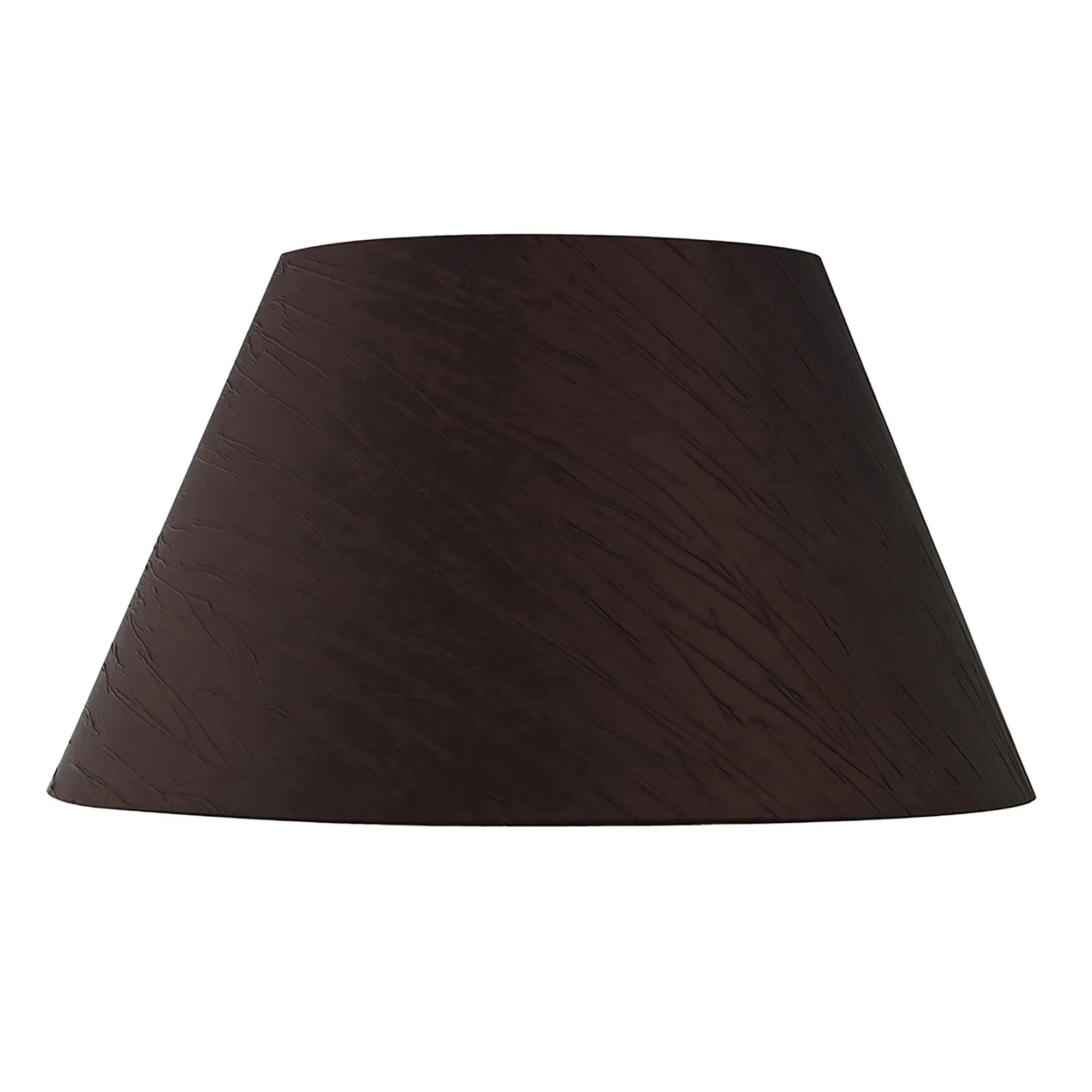 ILS10402 Shades Diyas Wrinkle 40cm Fabric Shade Chocolate - Inspired ...