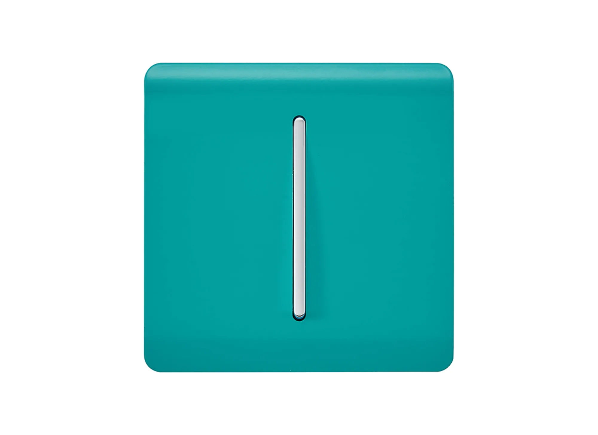 Blue Shabby Chic Light Switch Sticker – Fits Crabtree 4172 2-Gang 2-Way Double Switch, Glossy Finish, 10A
