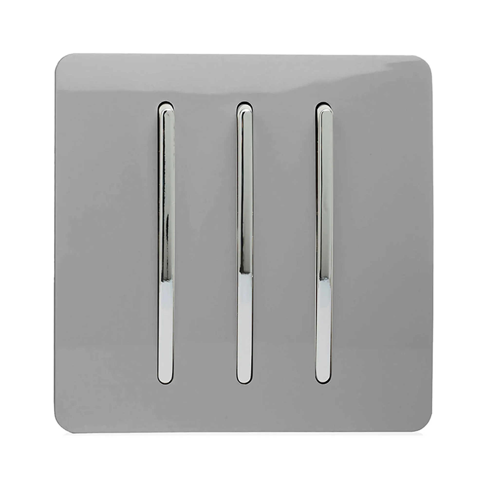 ART-SS6LG Switches Trendi 3 Gang 2 Way Rocker Light Switch 10AX Light ...